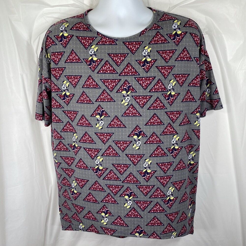 LuLaRoe x Disney Women’s Small Oversized Irma Short Sleeve Minnie Mouse T Shirt